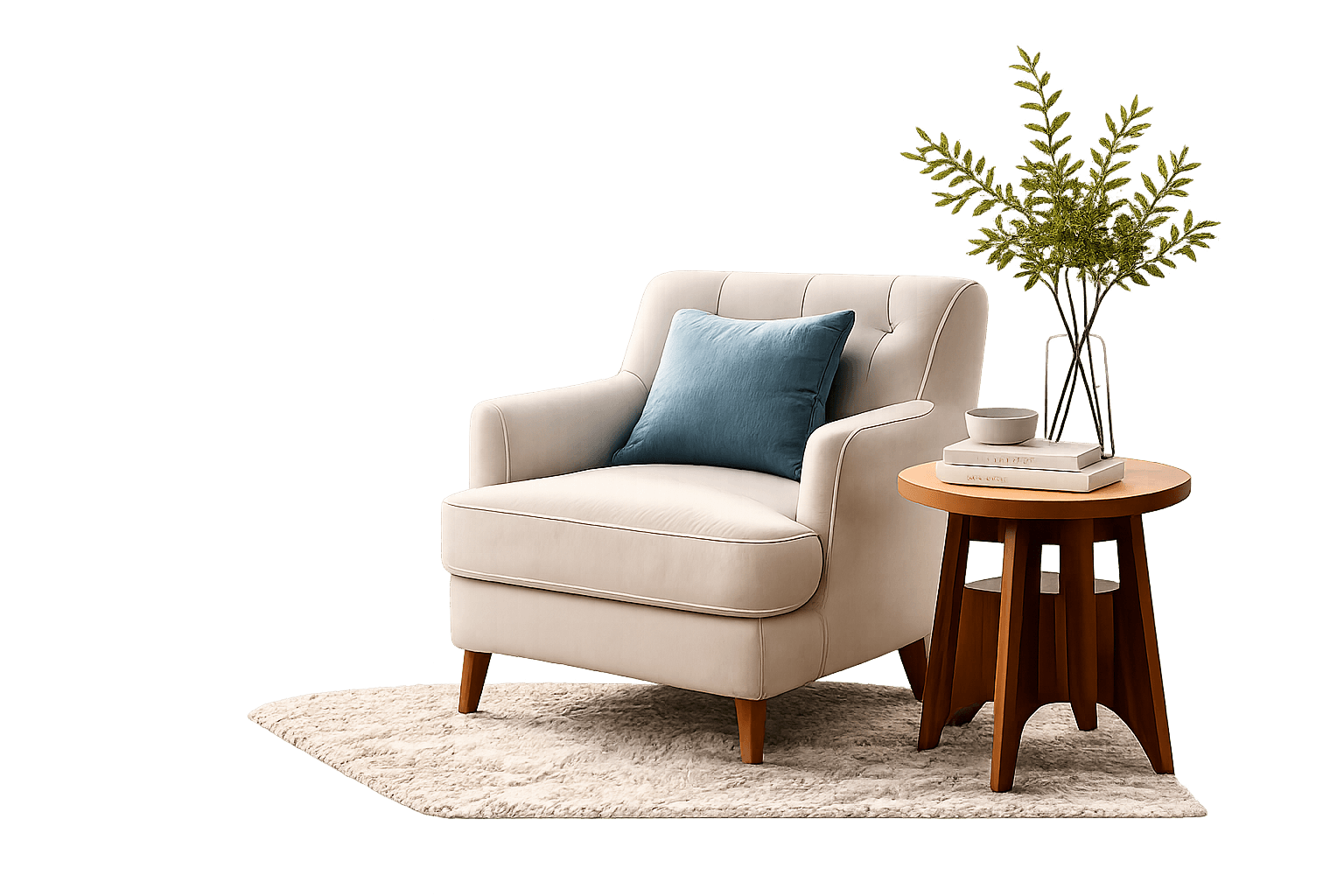 A comfortable family sitting room